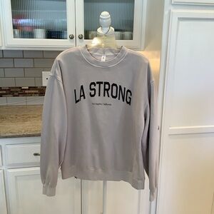 LA Strong Gray Sweatshirt Medium